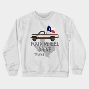 80s SIERRA Truck light colors apparel Crewneck Sweatshirt